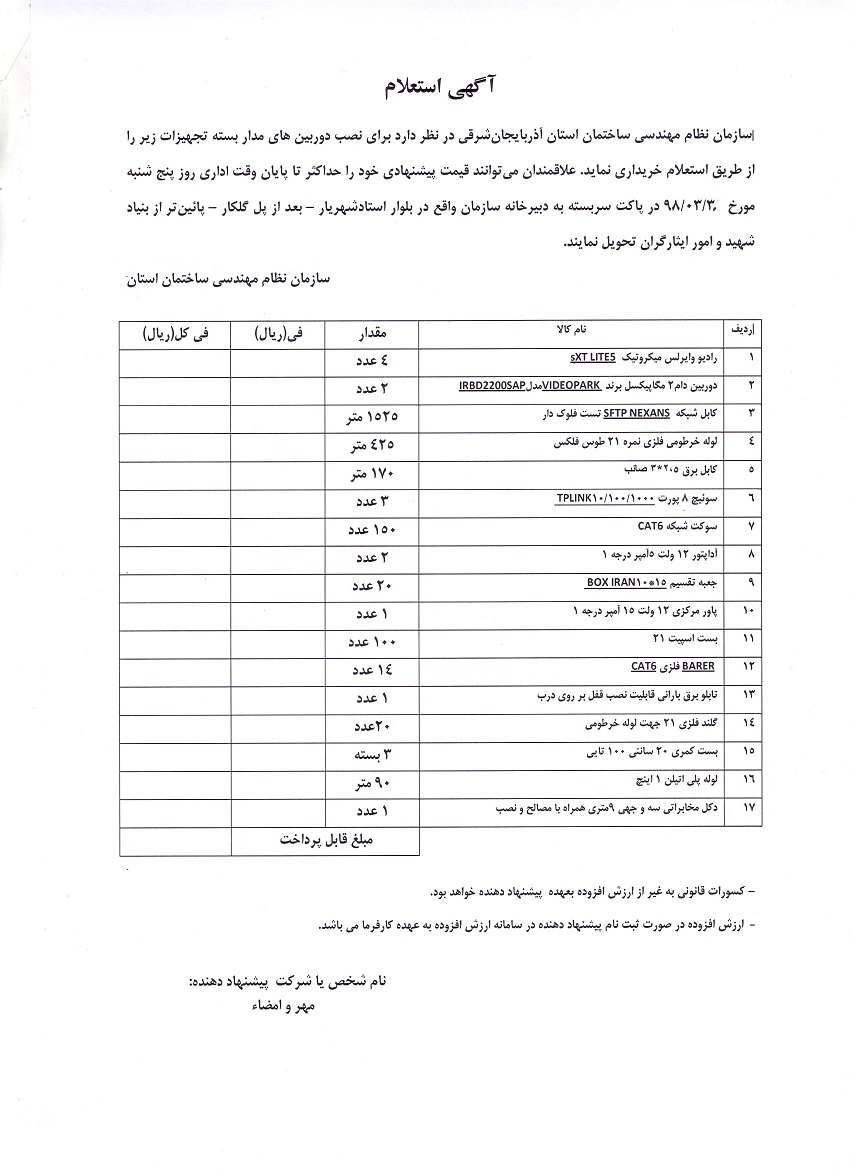 دوربین مداربسته